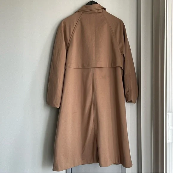 Classic Women's Tan Trench Coat - Picture 6 of 11